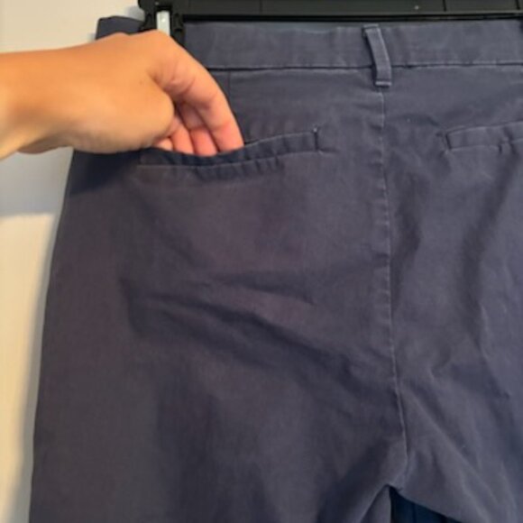 Gap Navy Blue Skinny Ankle Khaki 4 - Picture 9 of 9